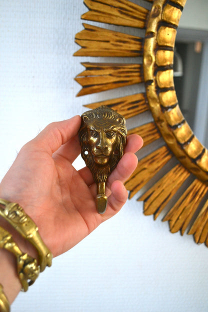 Patère lion