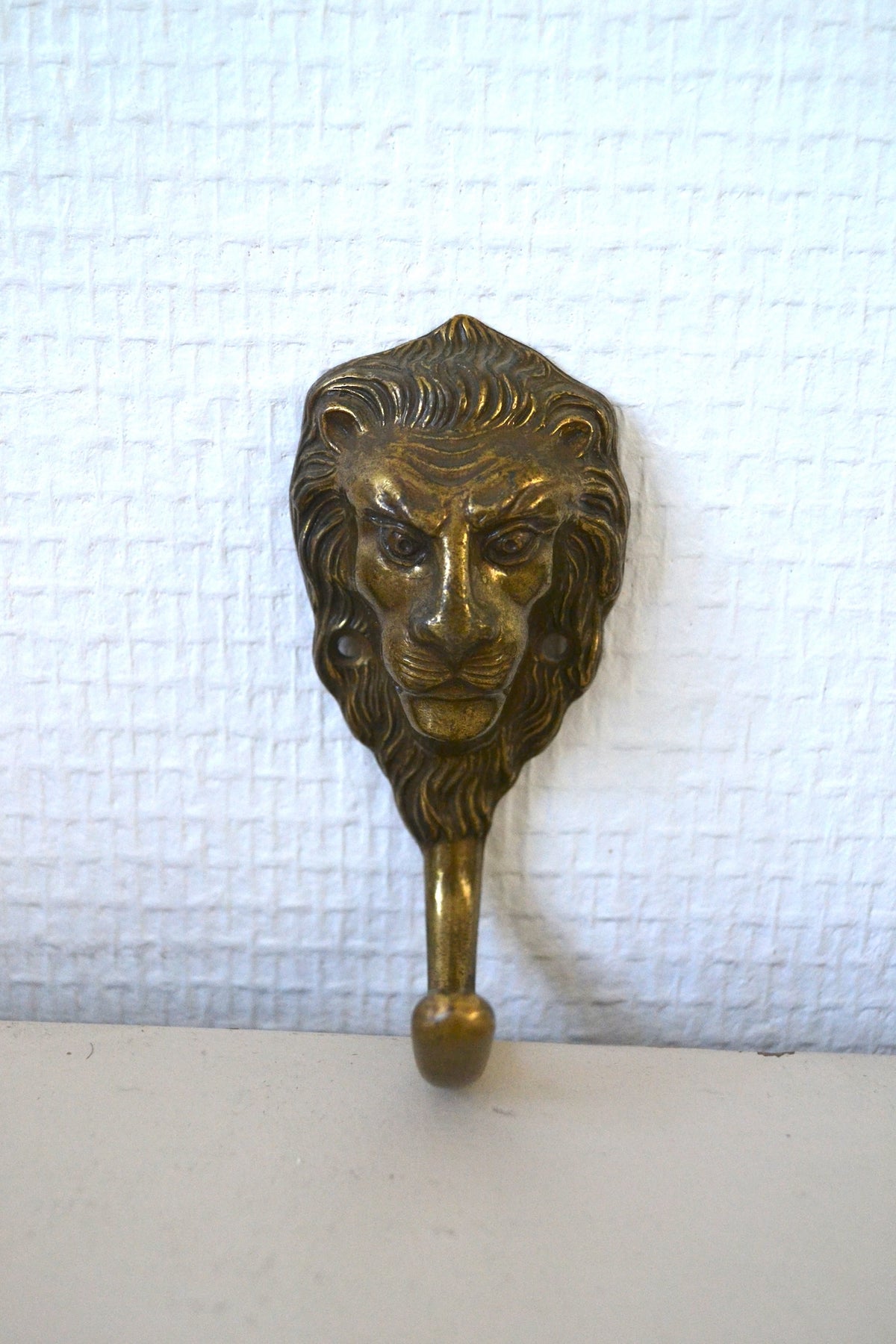 Patère lion
