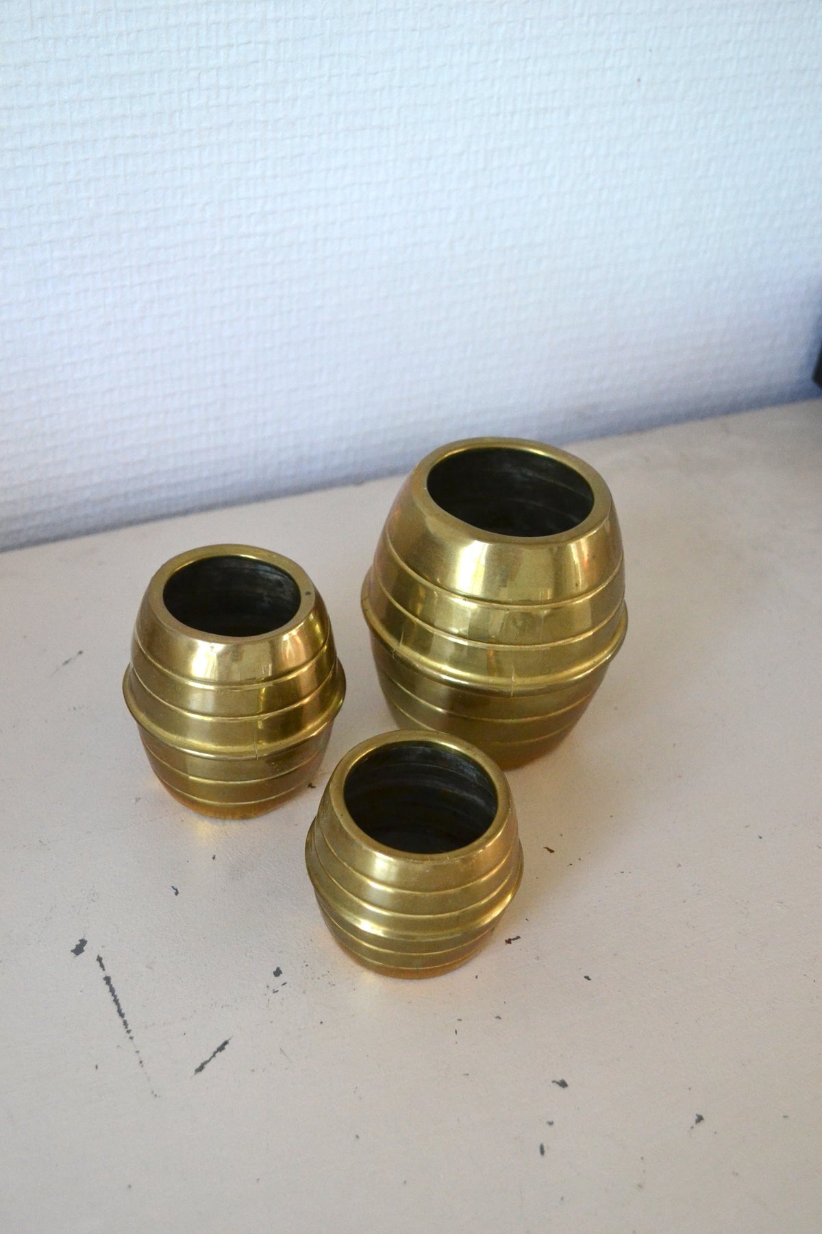 Vases en cuivre