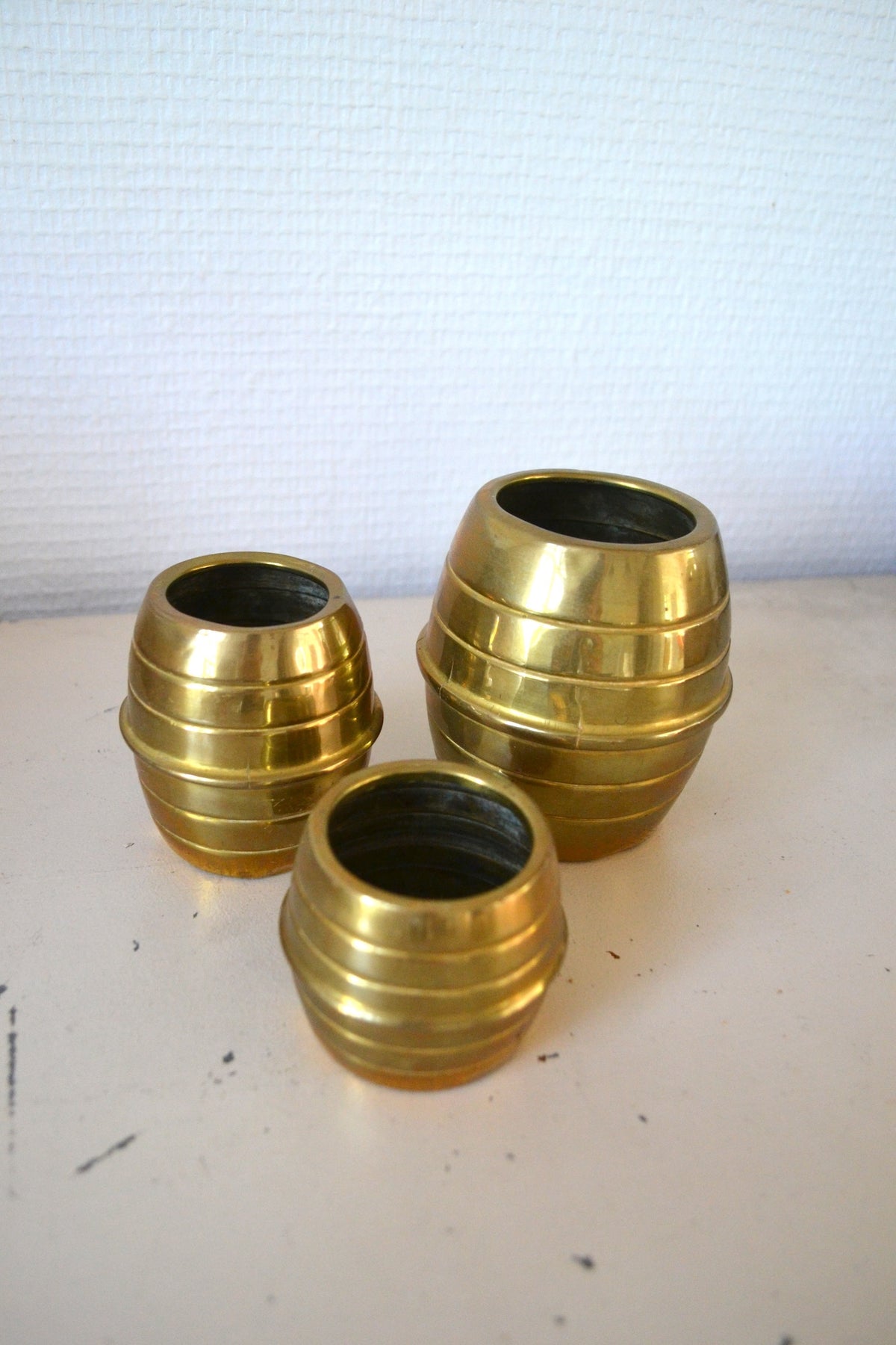 Vases en cuivre