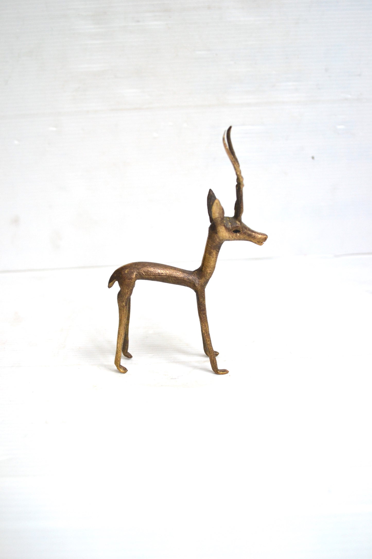 Gazelle en bronze