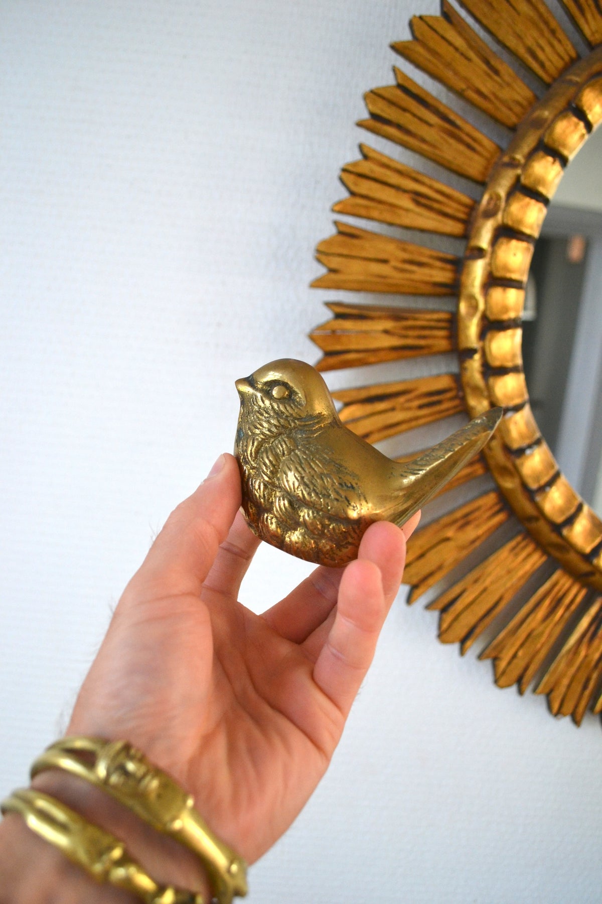 Oiseau en laiton