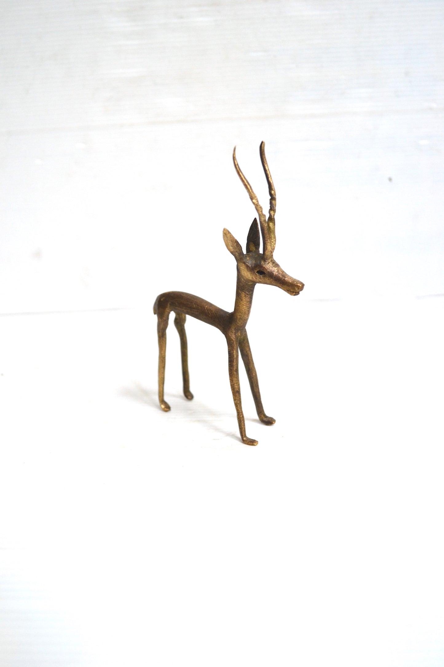 Gazelle en bronze
