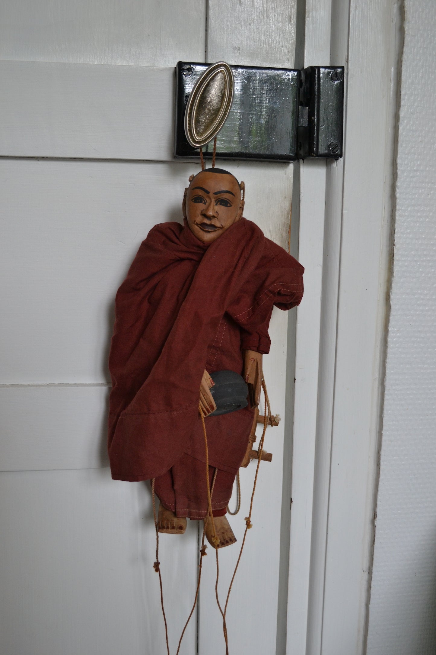 Marionnette articulée Birmanie moine bouddhiste