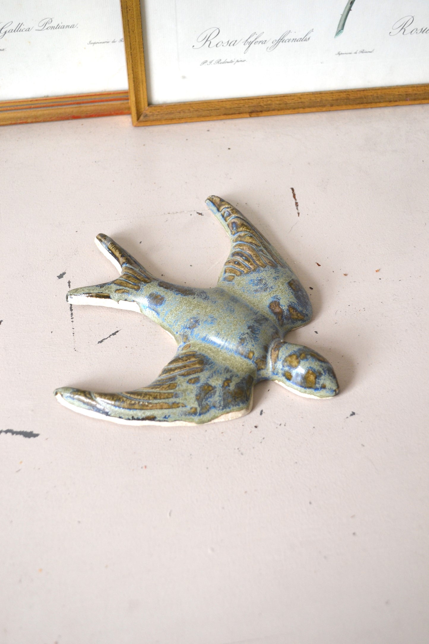 Hirondelle en céramique