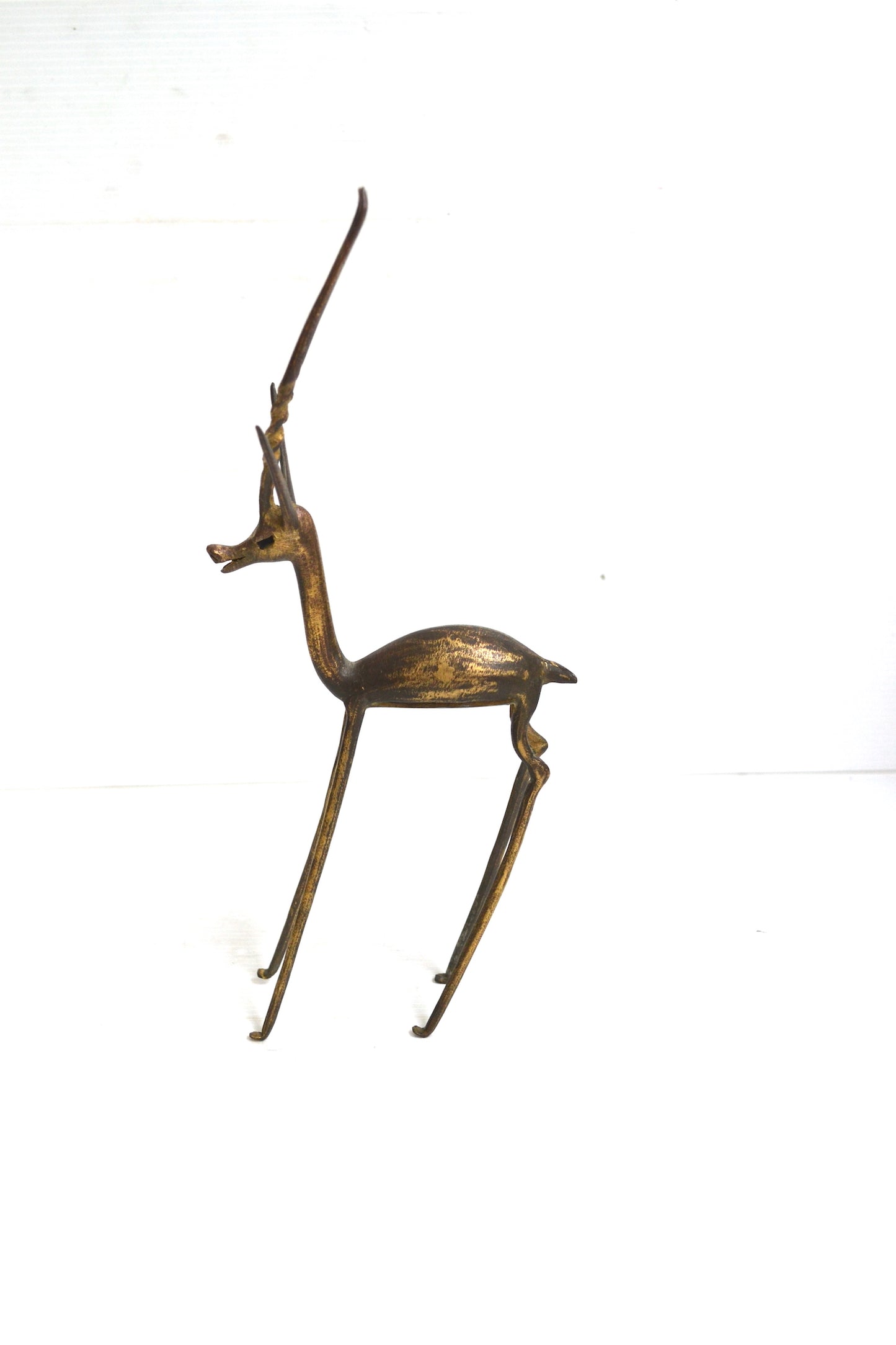 Gazelle en bronze