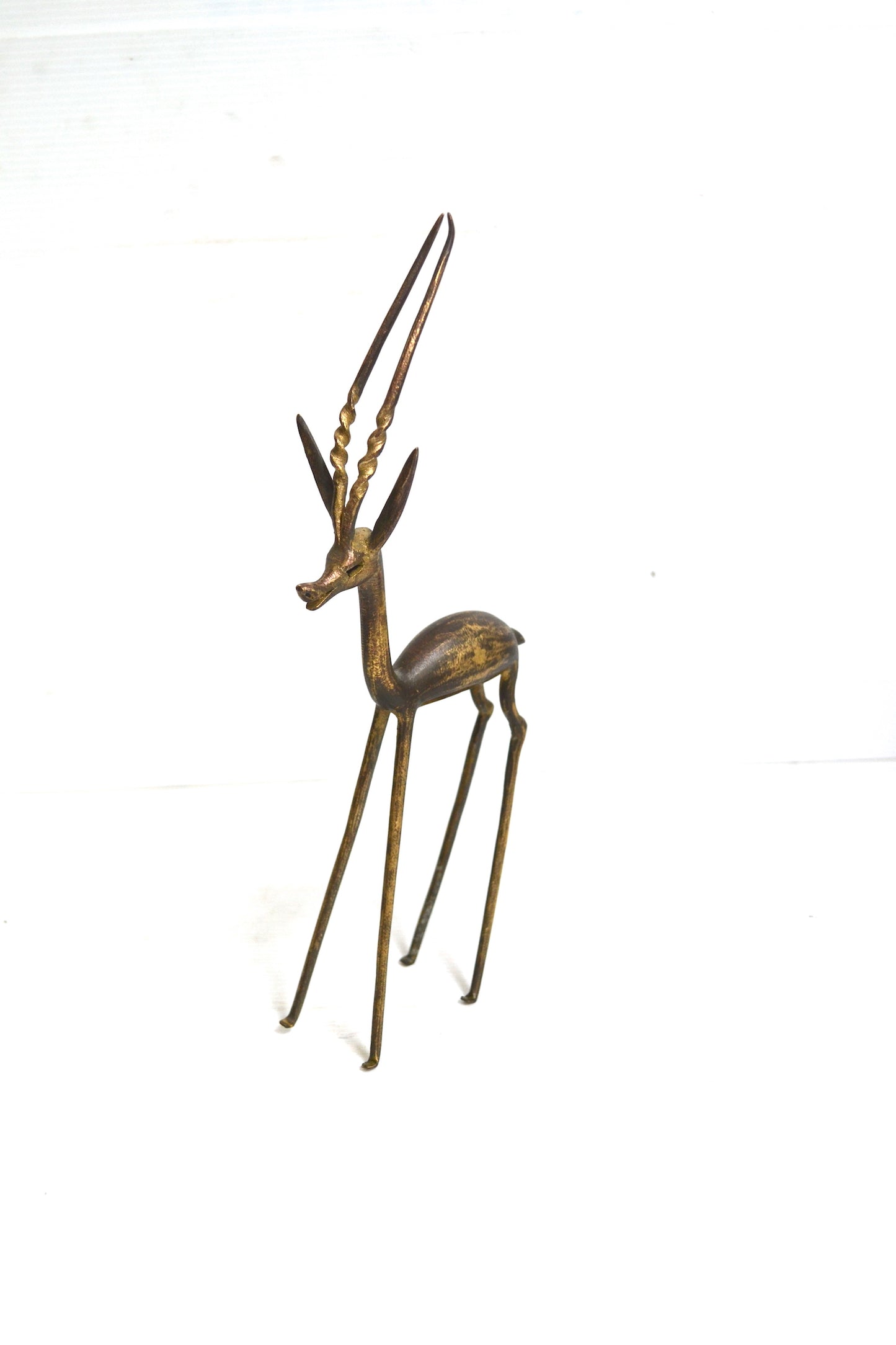 Gazelle en bronze