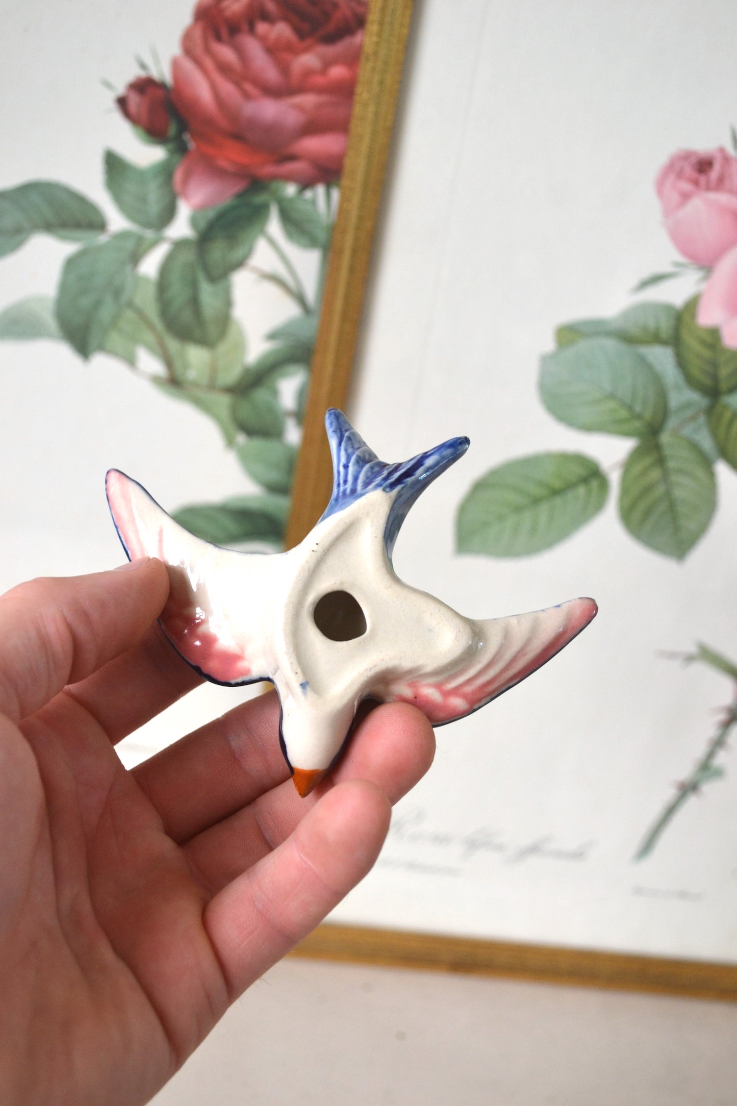 Hirondelle en céramique