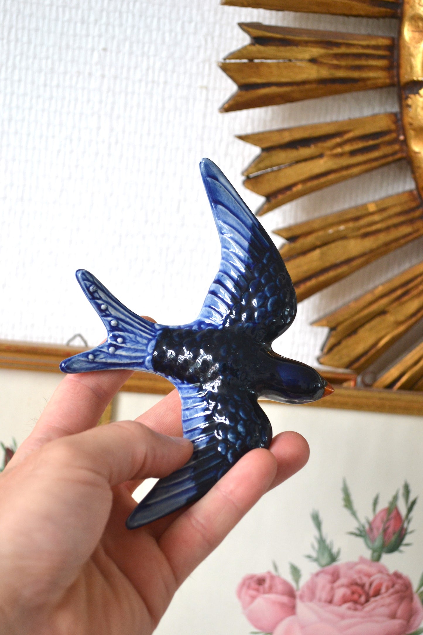 Hirondelle en céramique