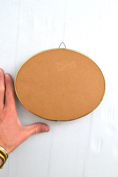 Cadre bombé Souvenir de Lourdes