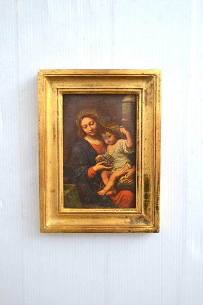 Petit cadre doré