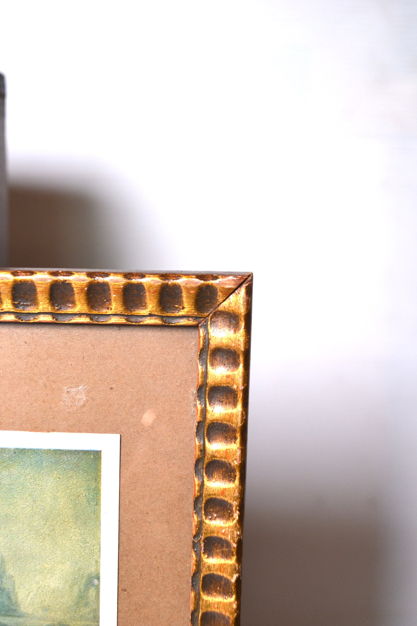 Cadre en bois doré La Joconde