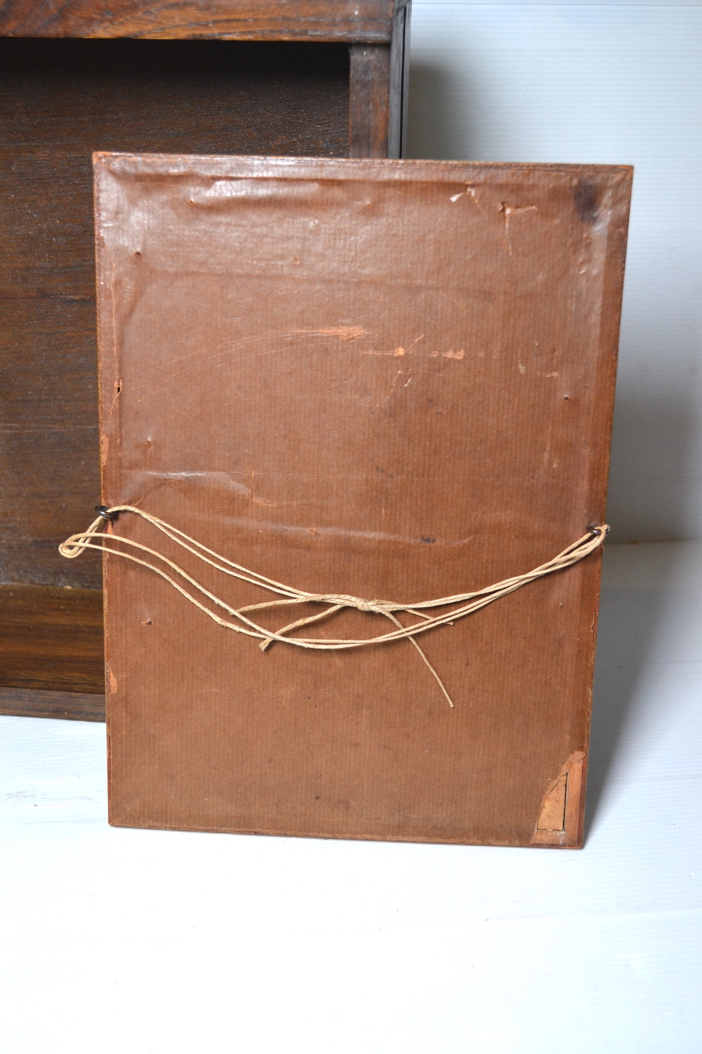 Cadre en bois doré La Joconde