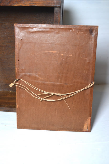 Cadre en bois doré La Joconde