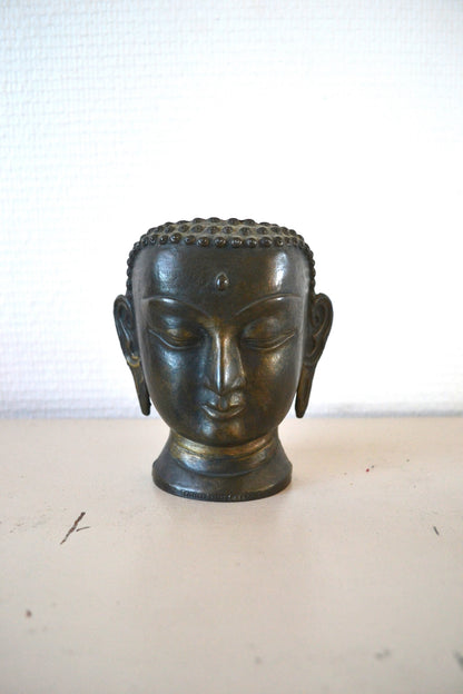 Photophore tête de Bouddha
