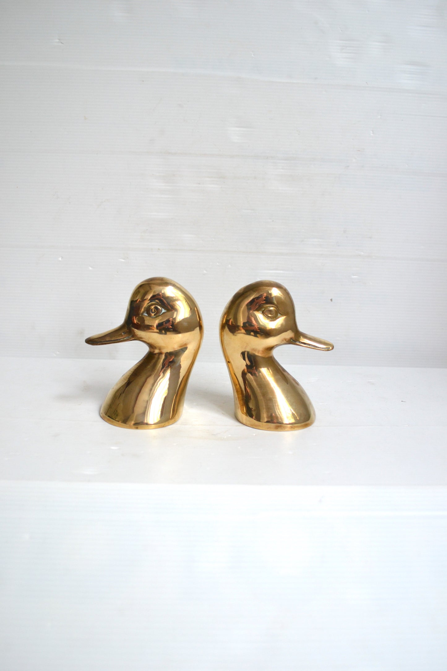 Serre-livres Canards en Laiton