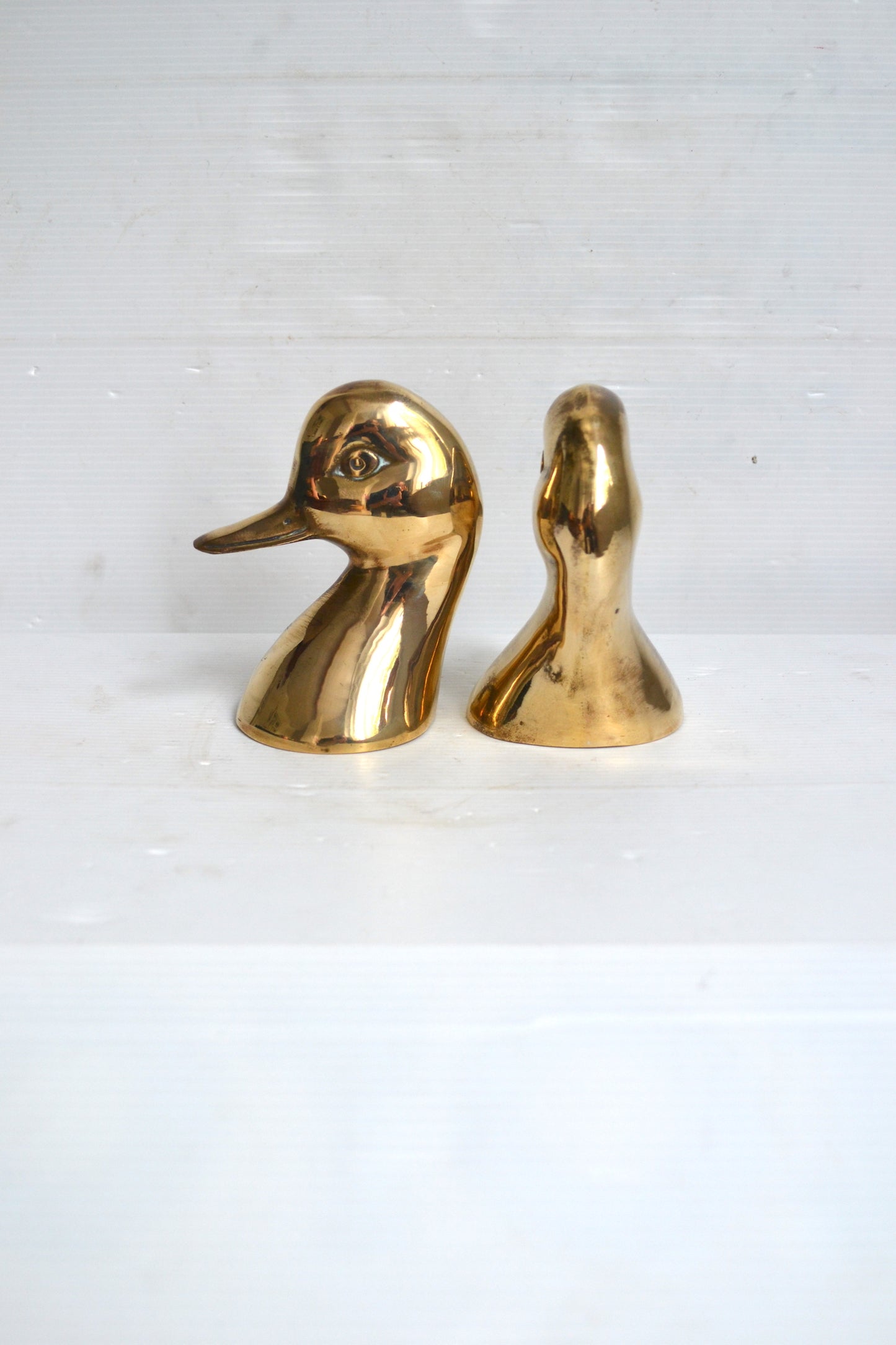 Serre-livres Canards en Laiton