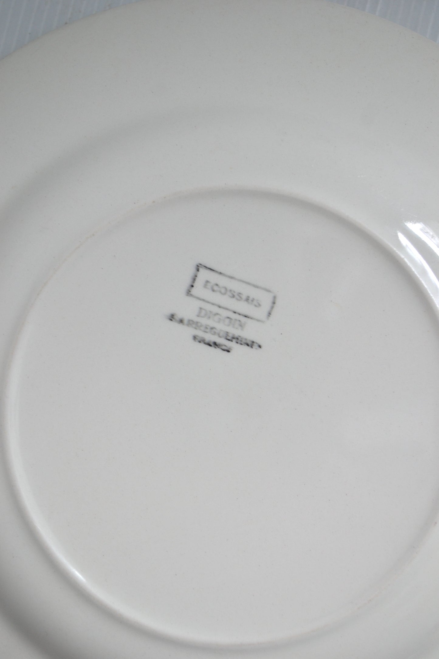 Assiettes Quadrillées
