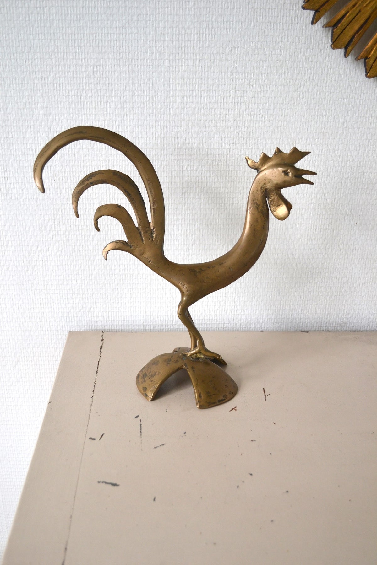 Coq en laiton