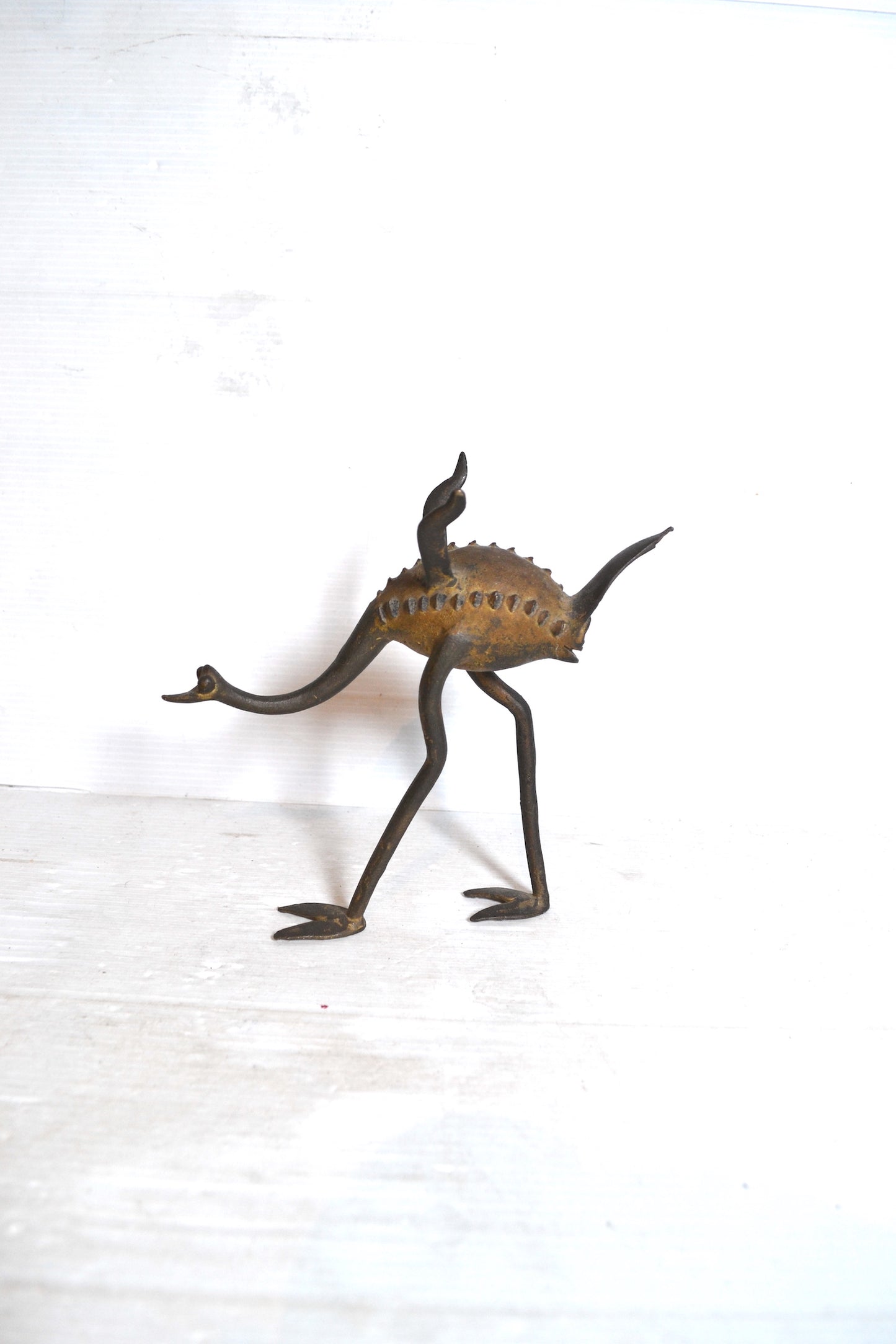 Autruche en bronze