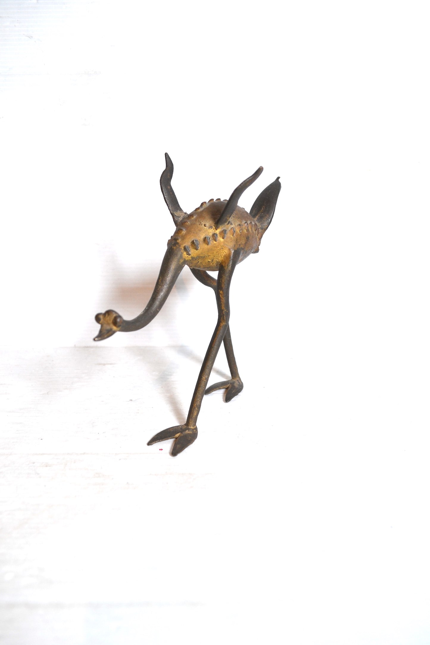 Autruche en bronze