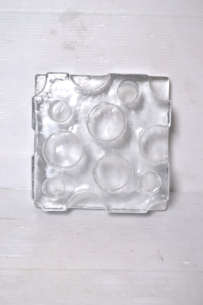 Bougeoir design en verre