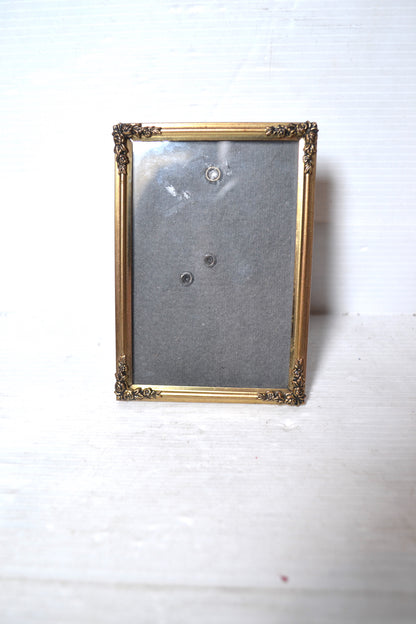 Cadre doré miniature vintage