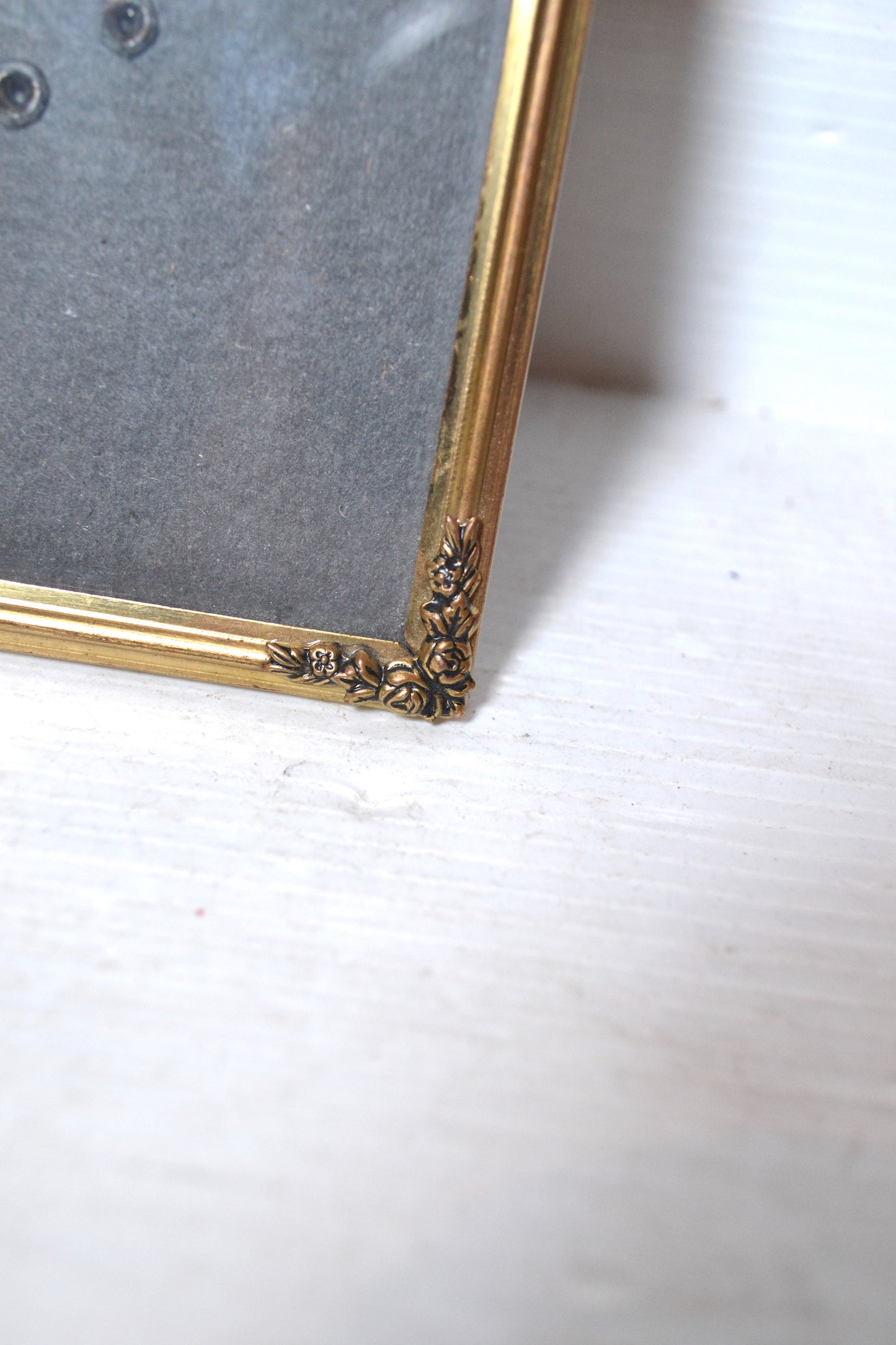 Cadre doré miniature vintage