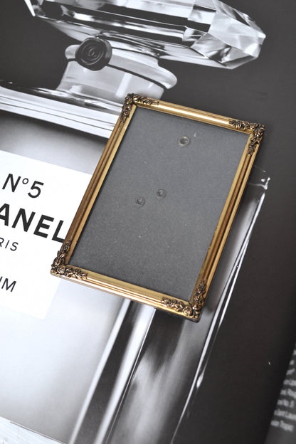 Cadre doré miniature vintage