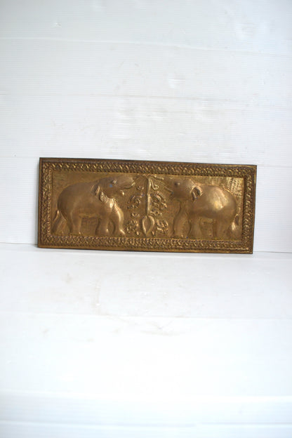 Plaque murale éléphants