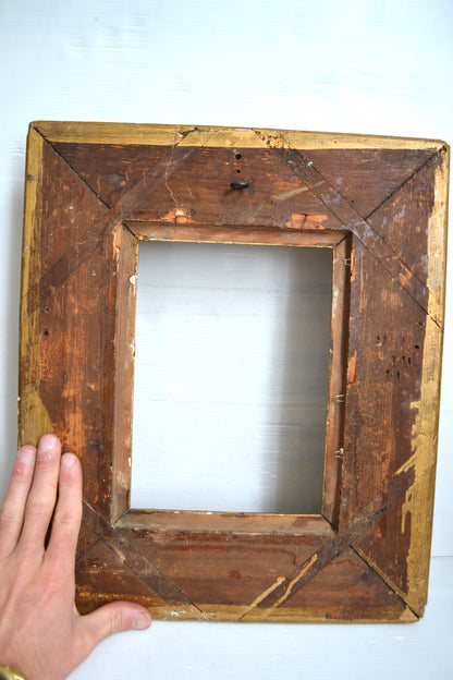 Cadre en bois doré