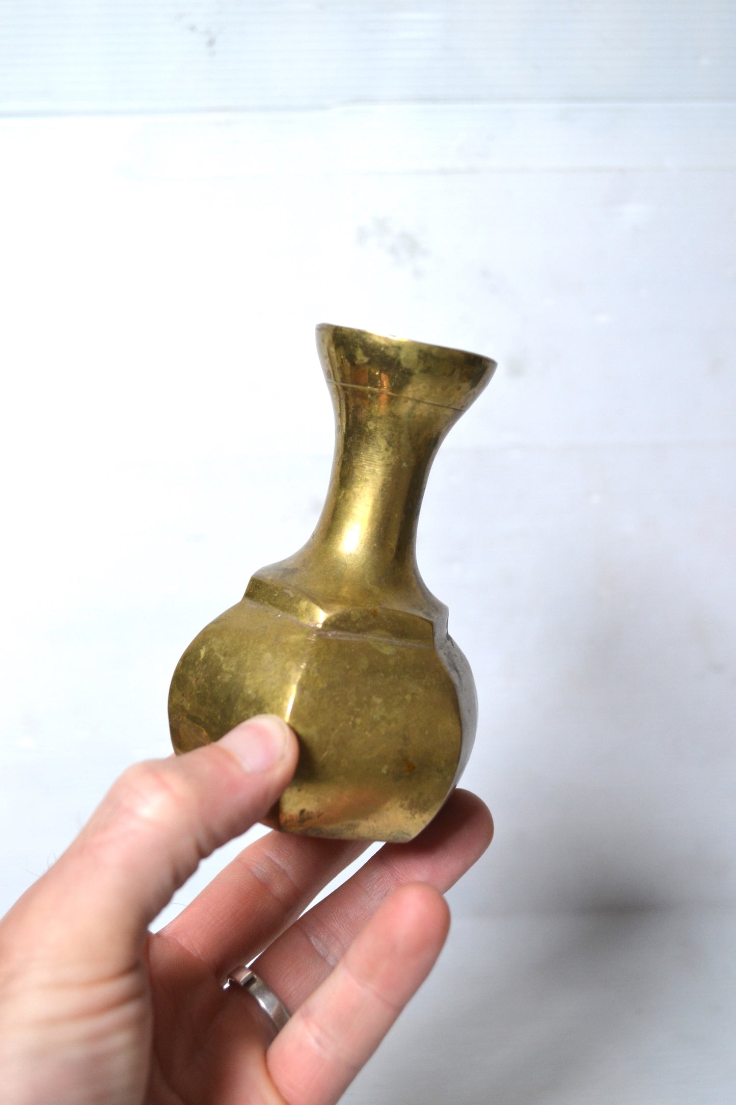Ancien vase doré