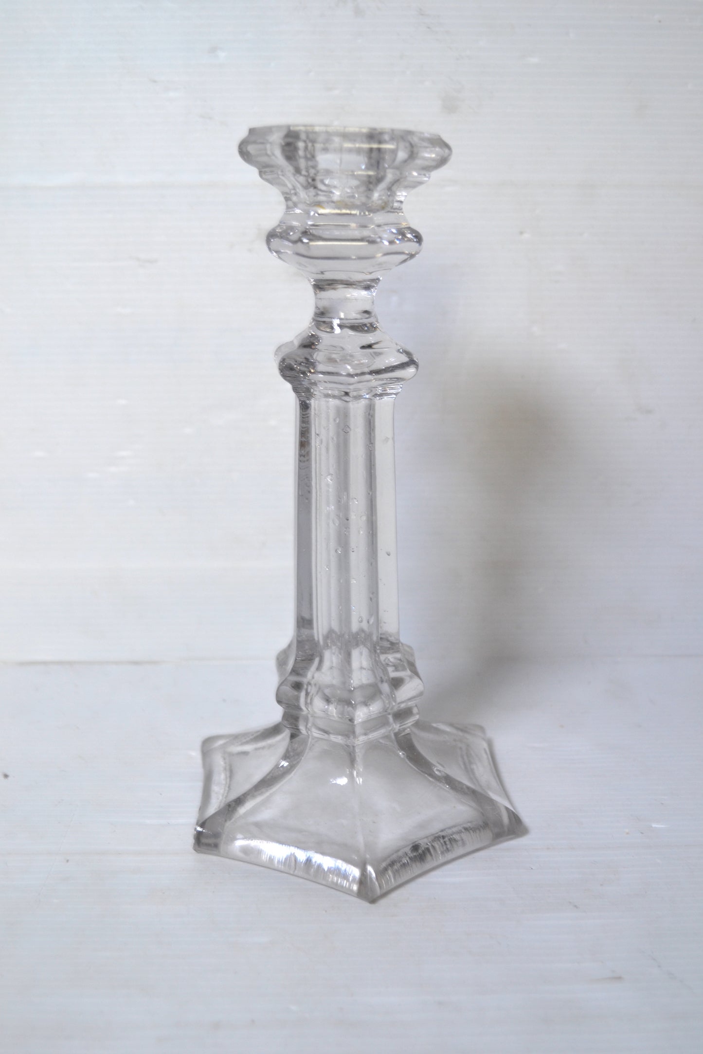 Bougeoir en verre