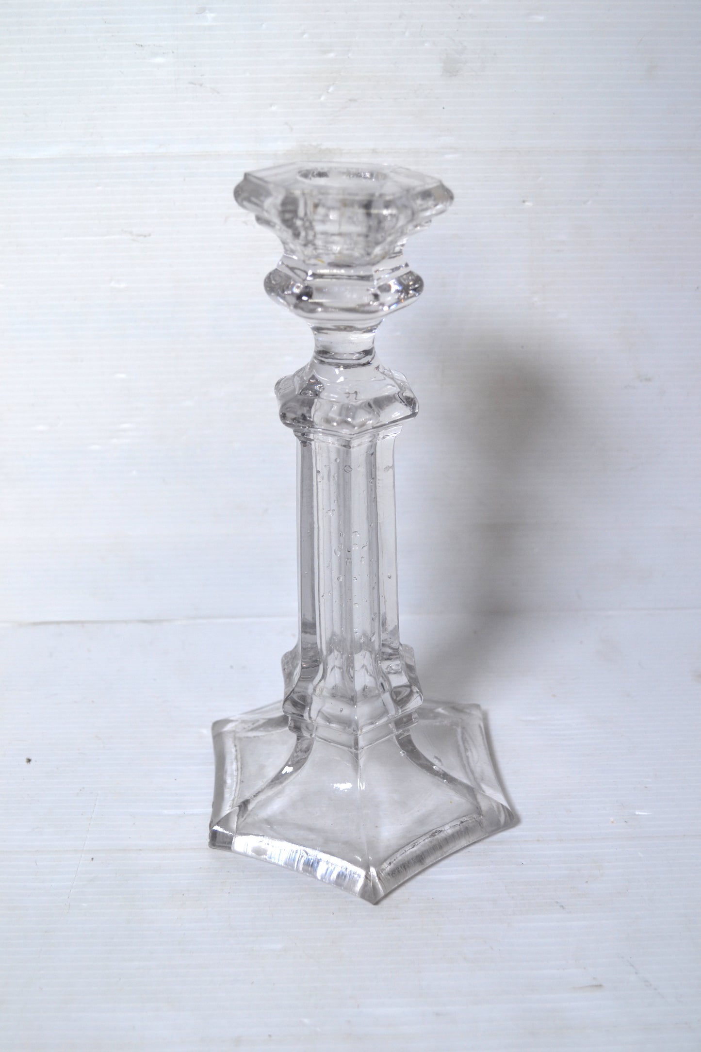 Bougeoir en verre