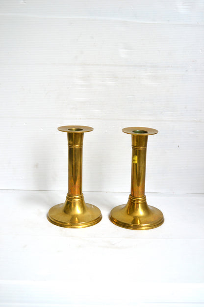 Bougeoirs en laiton