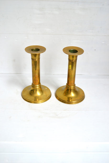 Bougeoirs en laiton