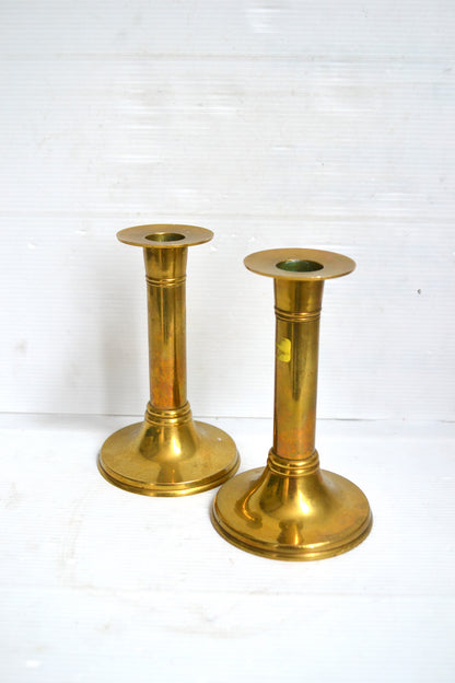 Bougeoirs en laiton