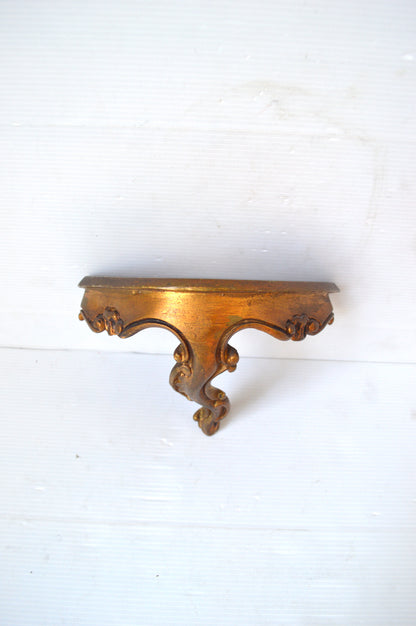 Console baroque dorée