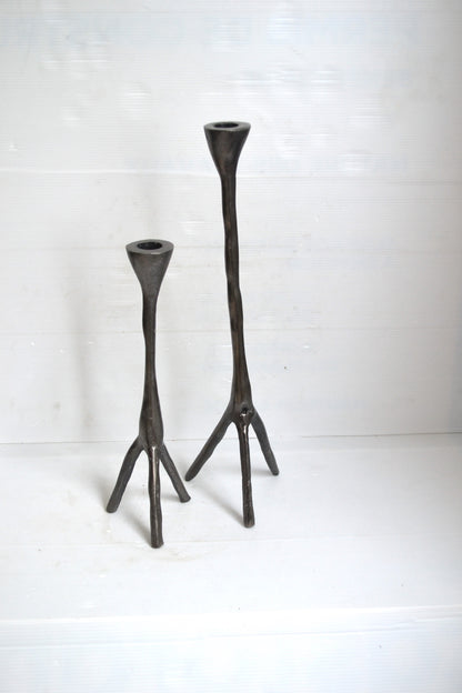 Bougeoirs asymétriques