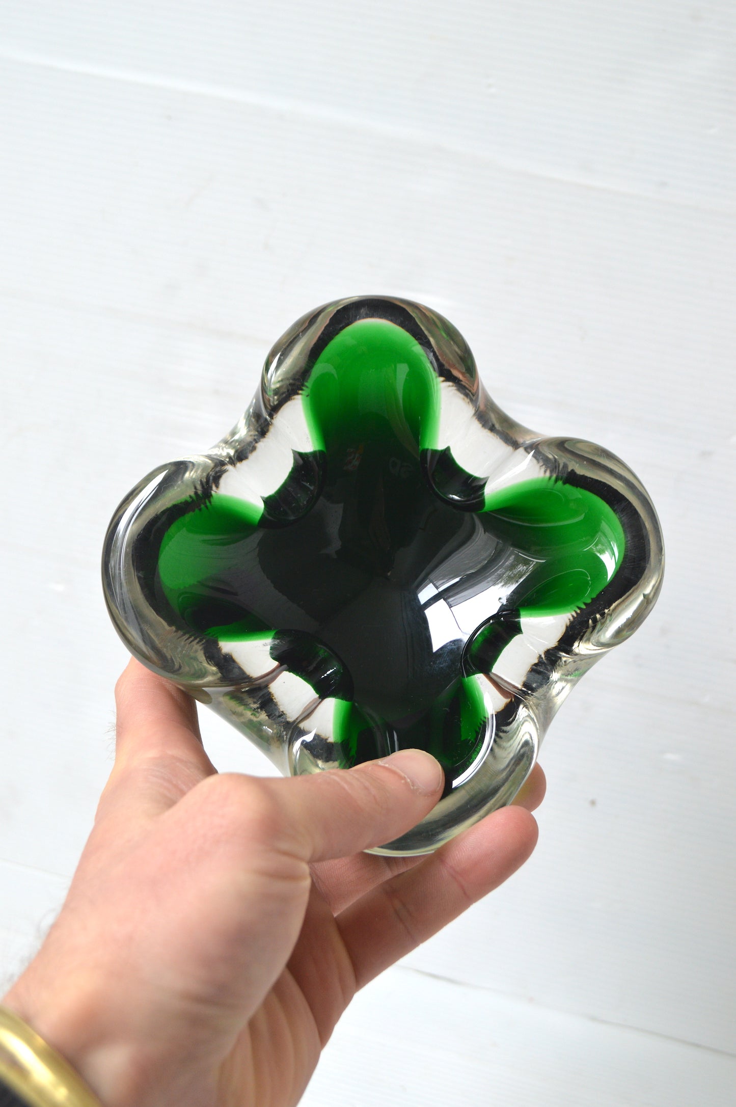 Cendrier en verre de Murano