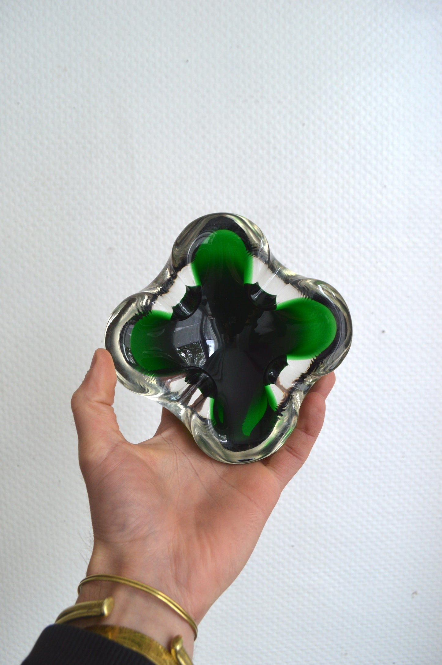 Cendrier en verre de Murano