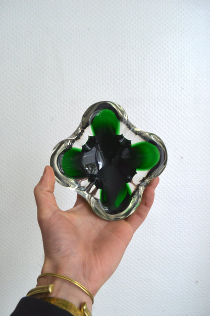 Cendrier en verre de Murano