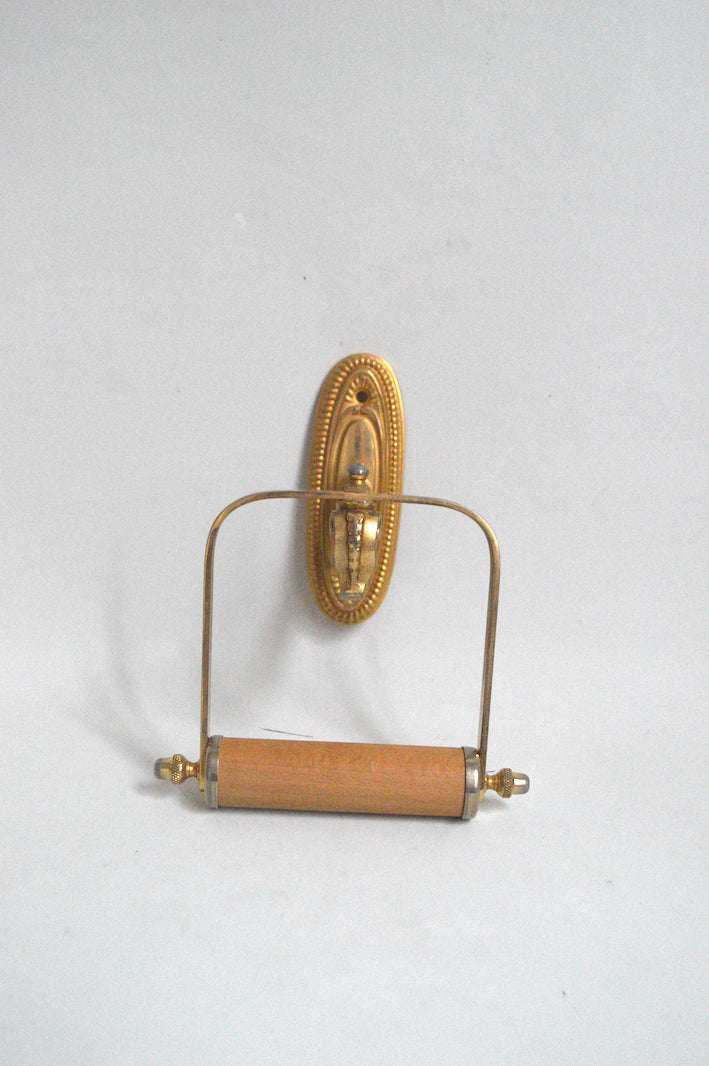 Porte-papier toilette doré
