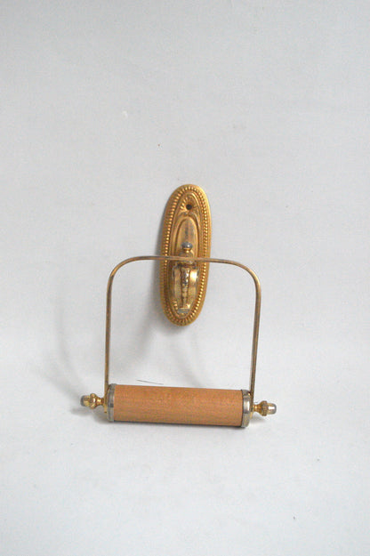 Porte-papier toilette doré
