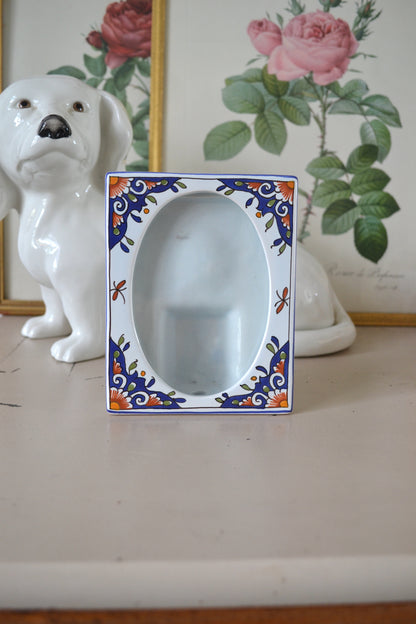Cadre en porcelaine