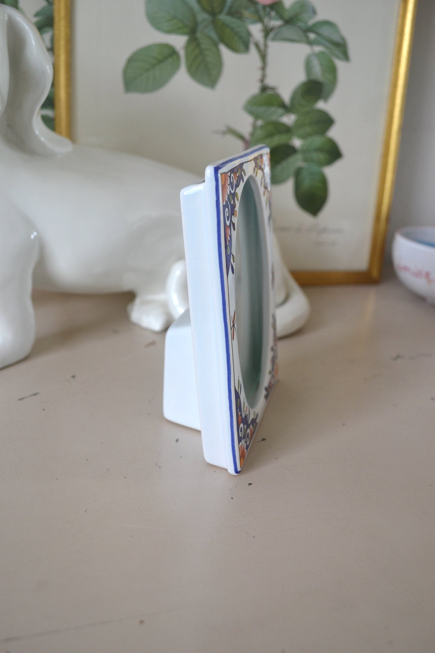 Cadre en porcelaine