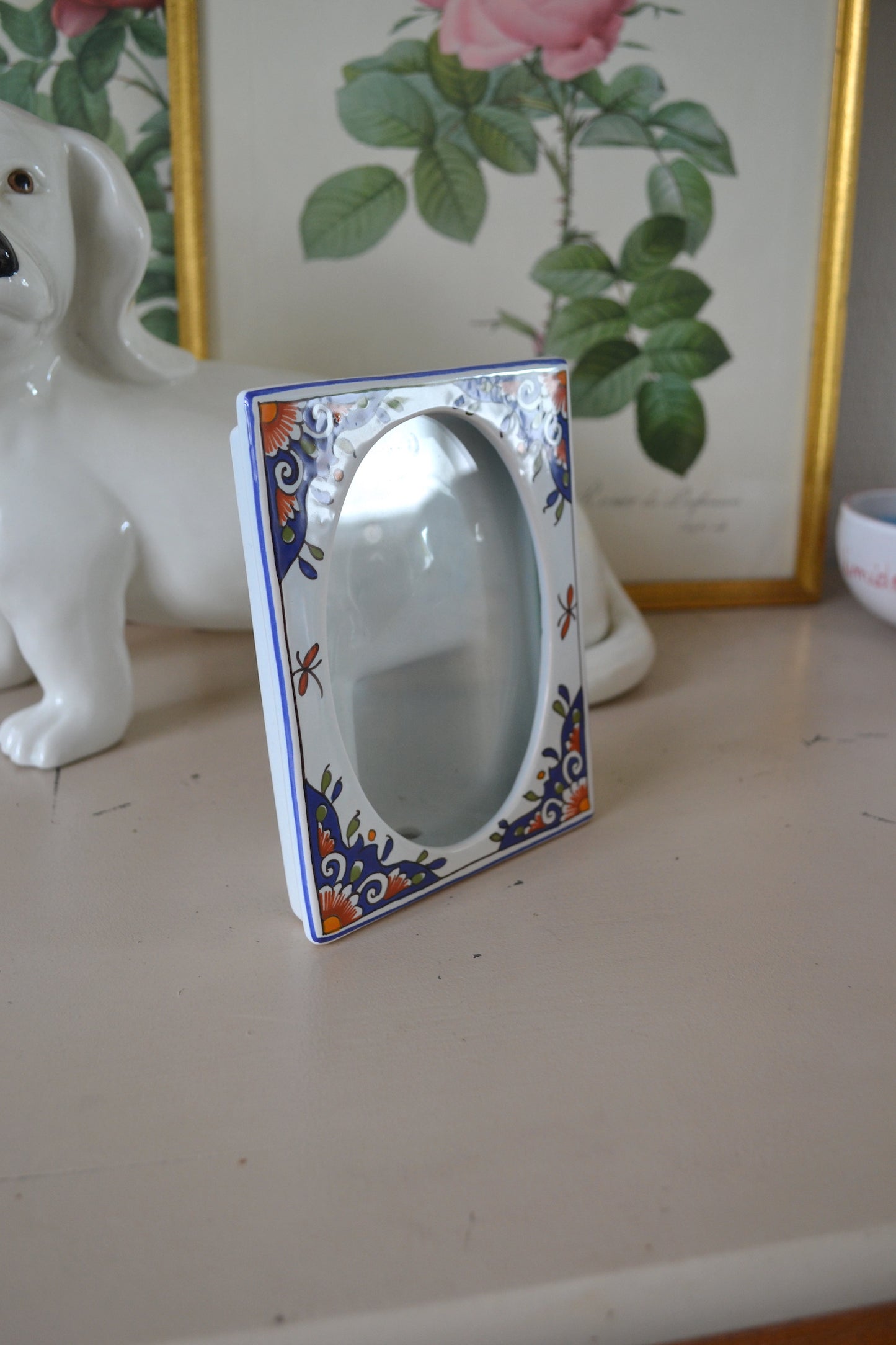 Cadre en porcelaine