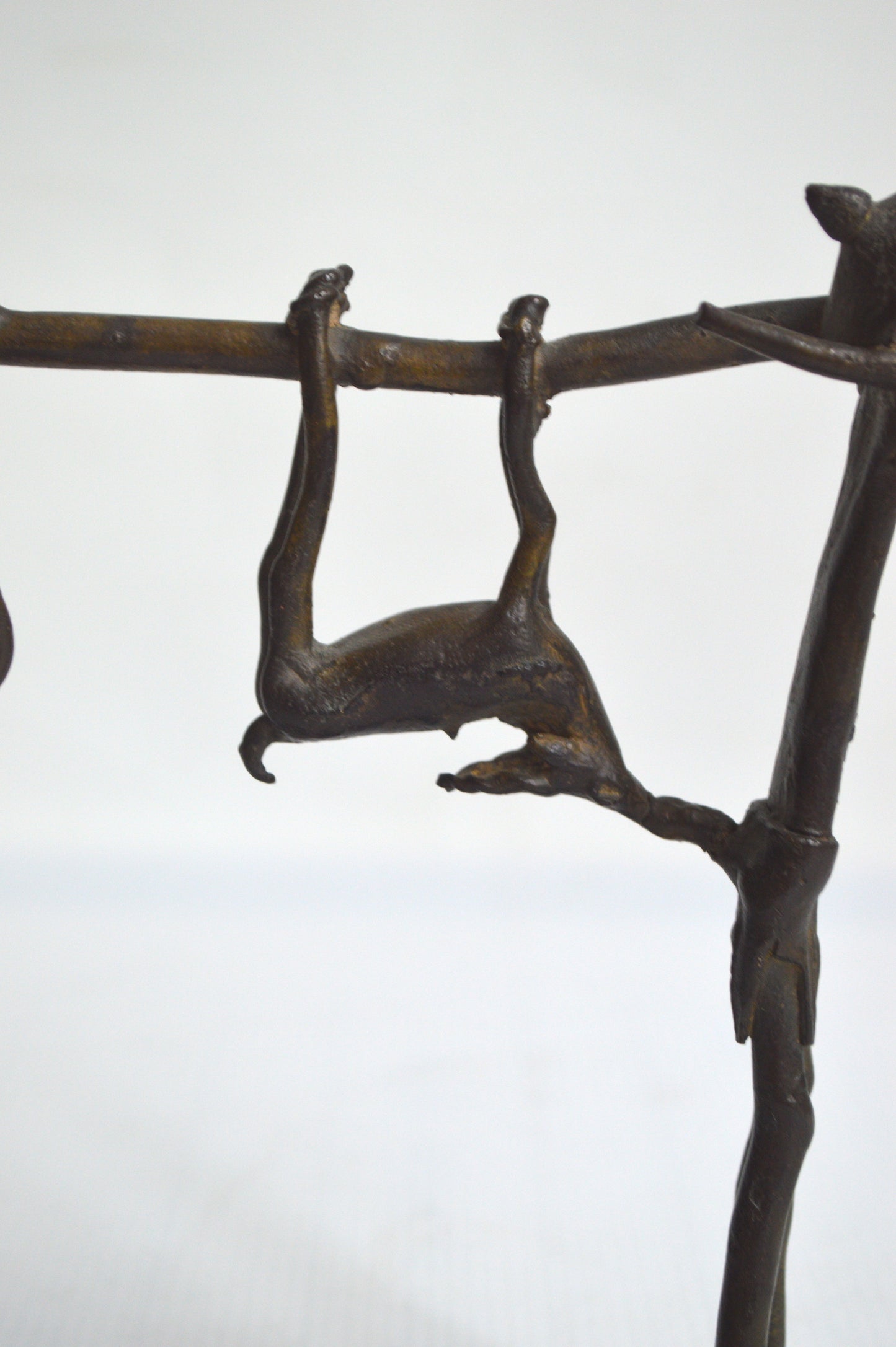 Scène de chasse en bronze