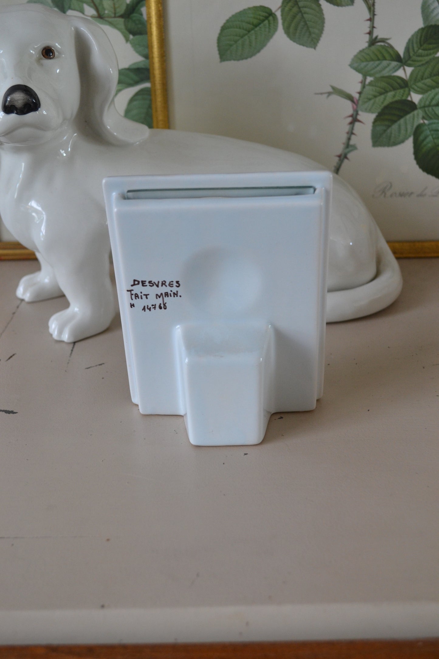 Cadre en porcelaine