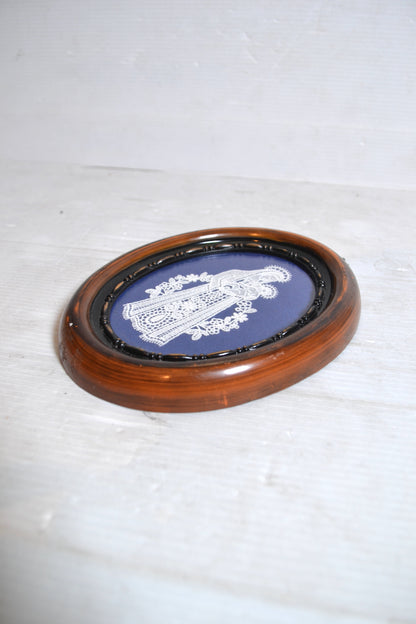 Cadre ovale religieux